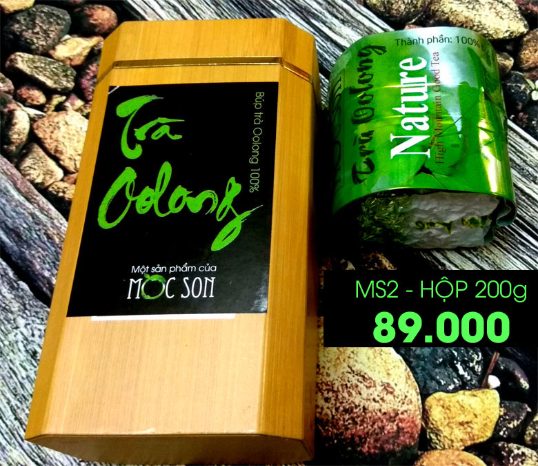 Hộp trà Olong biếu tết 200g